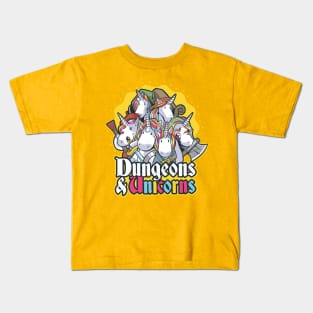 Dungeons & Unicorns Kids T-Shirt